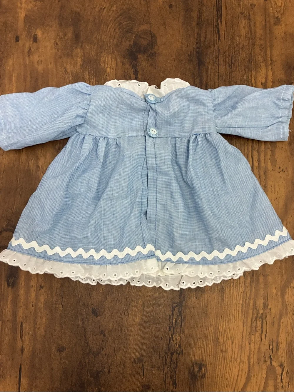 Vintage Blue Two Piece Baby Doll Outfit